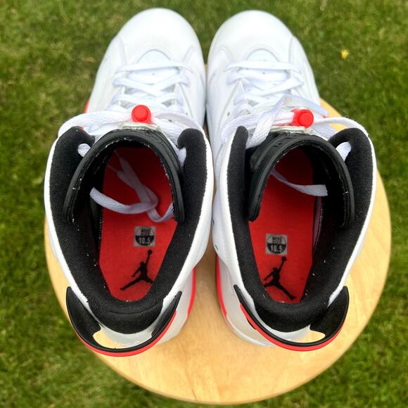 Nike Air Jordan 6 Retro White Infrared 2014 Men\'s Shoes - Size 10.5 - Ships Now main image 5